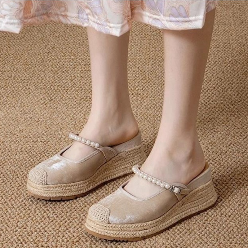 Summer Clothing Korea - 2026 Neuer Modestil Chinesischer Stil Kopfbedeckungs-Sandalen