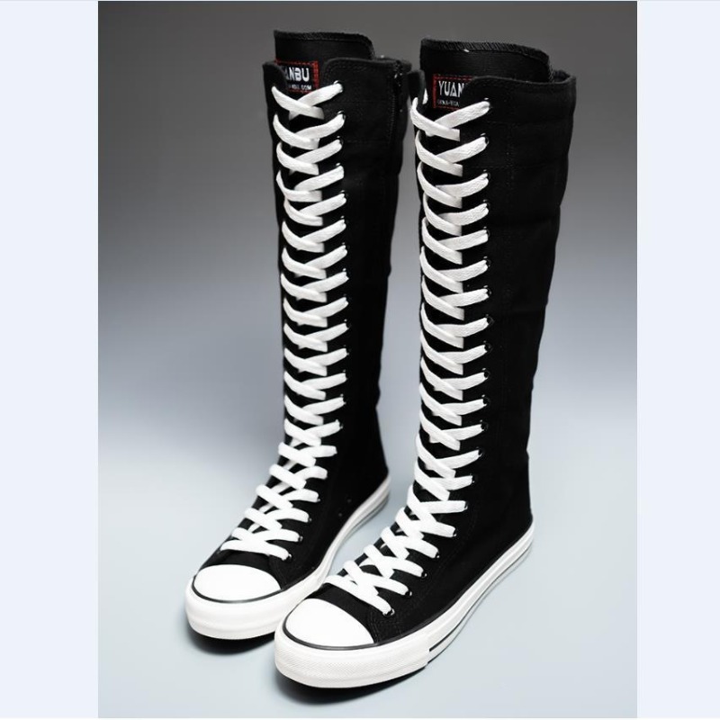 Summer Clothing Korea - 2025 Neue High-Top Canvas-Schuhe für Damen