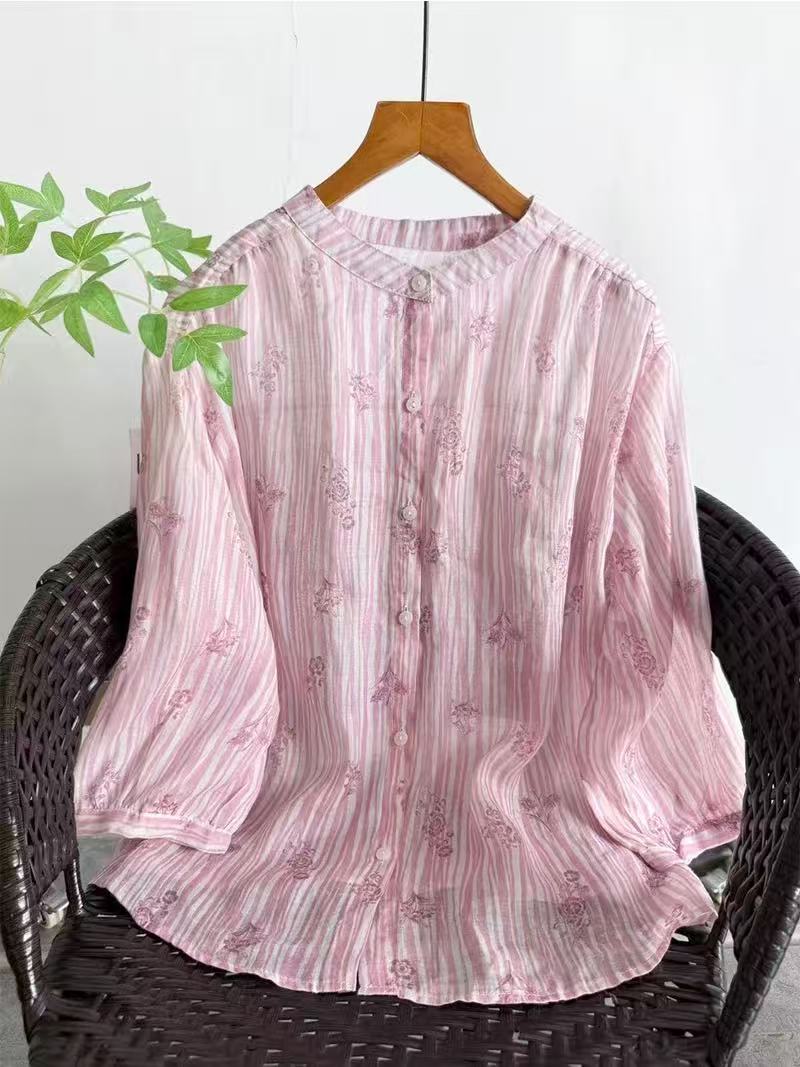 Summer Clothing For Japan - Original Luxusmarken-Kleidung für Damen 100% Ramie-Leinen