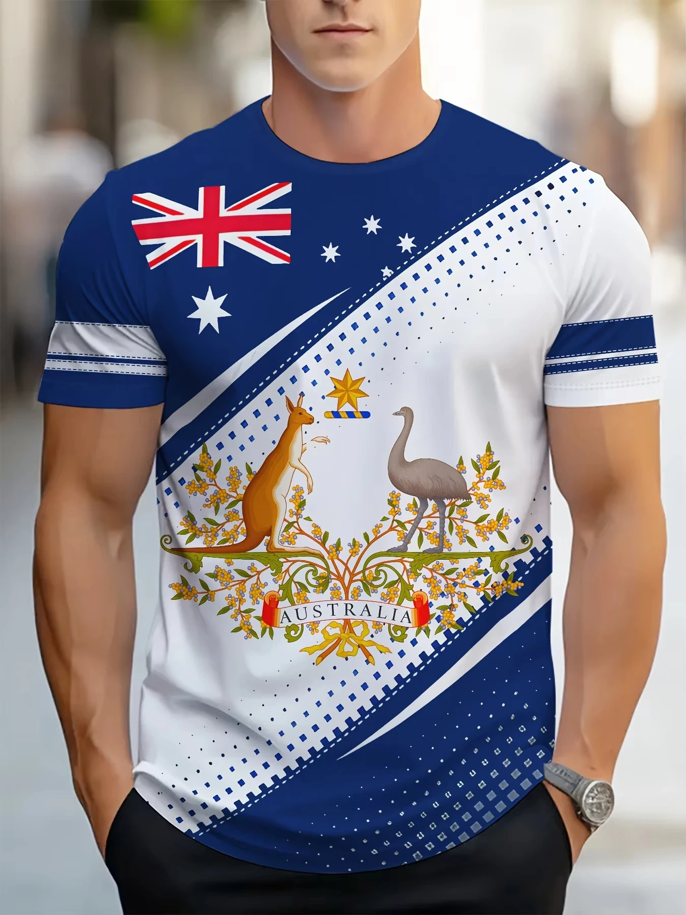 Summer Clothing Women Australia - Herren-T-Shirts Australien Grafik Kinder-T-Shirts Kurzarm Herren-T-Shirts