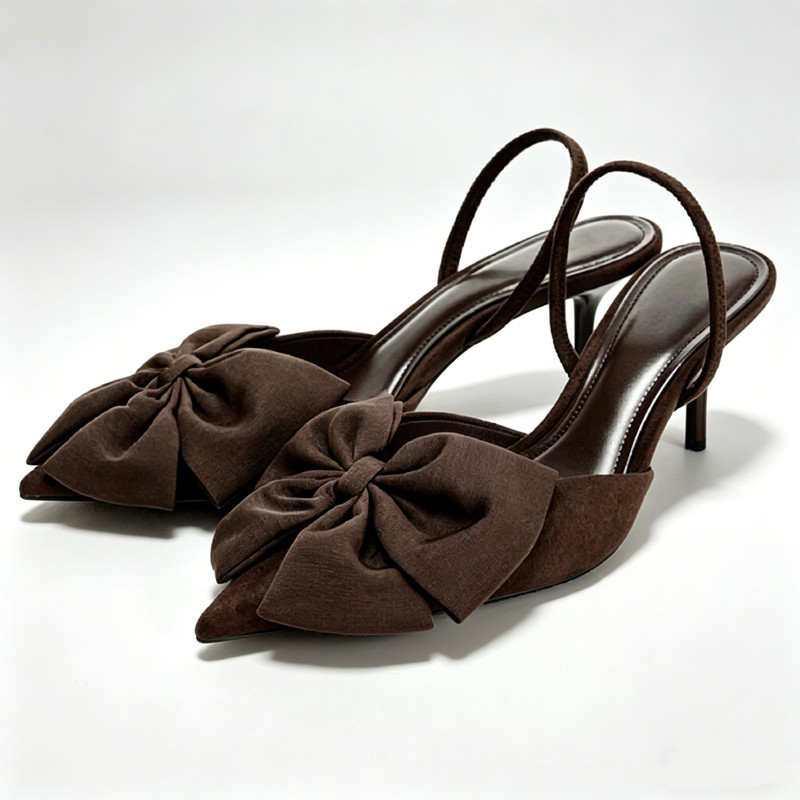 Summer Cloth - Sexy Spitze Slingback-Pumps für Damen mit