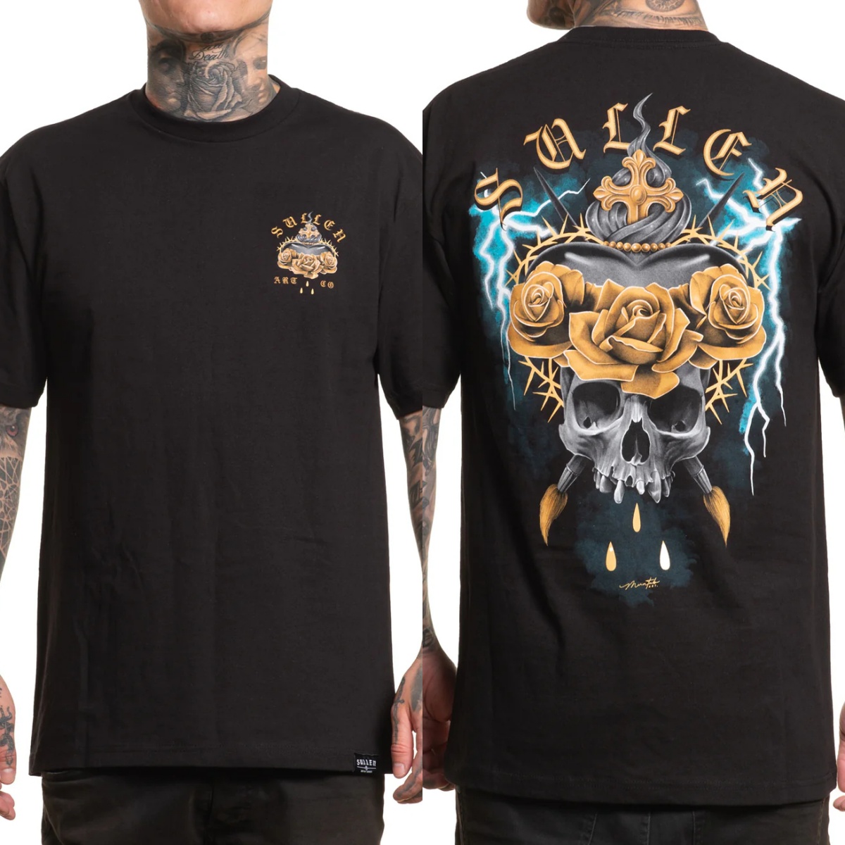 Vintage Summer Clothing Brand - Seltene 2026 Sullen Clothing Grafik-Baumwoll-T-Shirt Unisex
