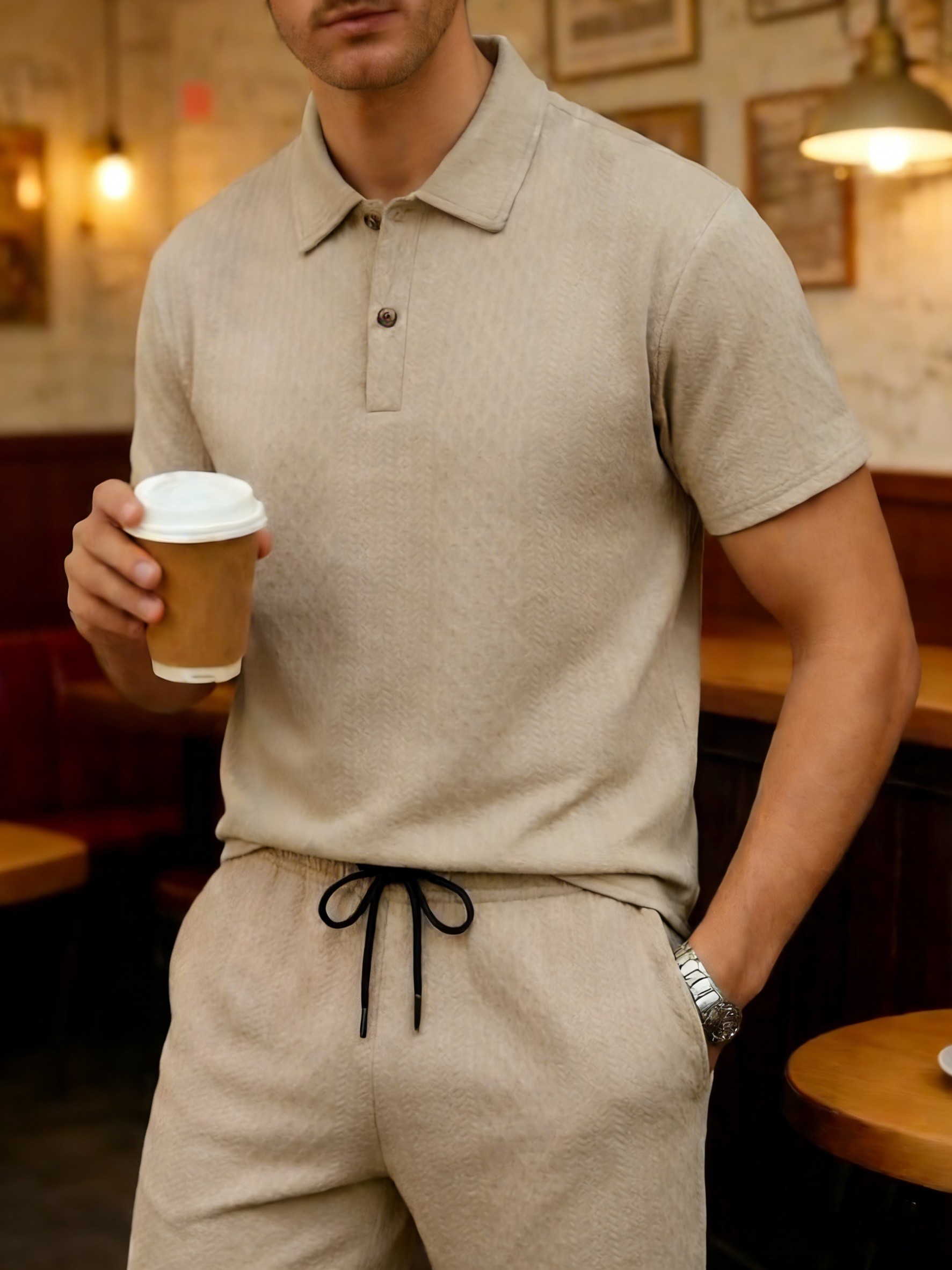 Summer Clothing Vacation - Sommer-Sets für Herren, S-3XL, modisch, schlicht,