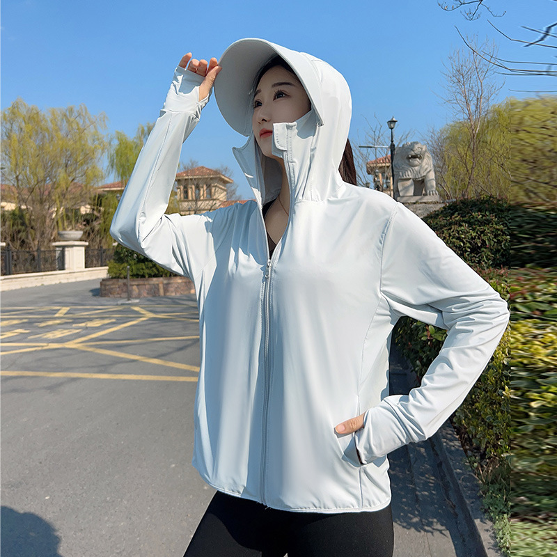 Summer Clothing For Girls - Damen-Sonnenschutzjacke mit Kapuze, Sommer-UV-Schutzkleidung für Teenager,