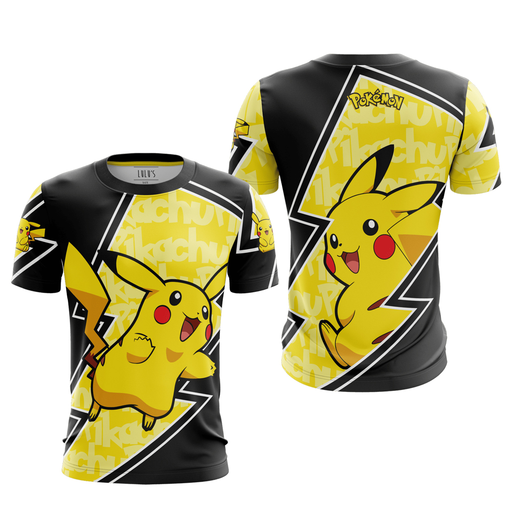 Soft Summer Yellow Clothing - 3D All-Over-Print T-Shirt Unisex Gelbes Blitz-Grafik-Kurzarmshirt