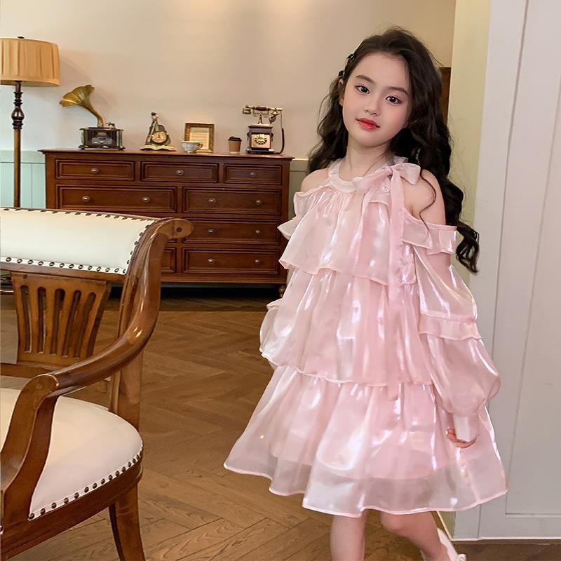 Summer Clothing Teen Girls - 2023 sommer Neue Mädchen Kleid Rosa