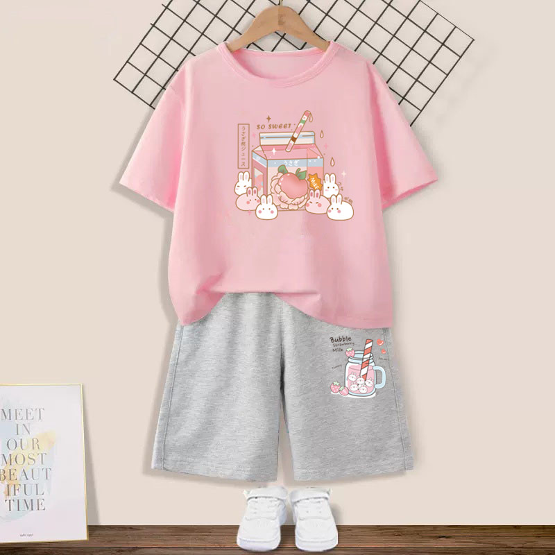 Summer Clothing Teen Girls - Sommer Kinder Mädchen 2-teiliges Outfit Set