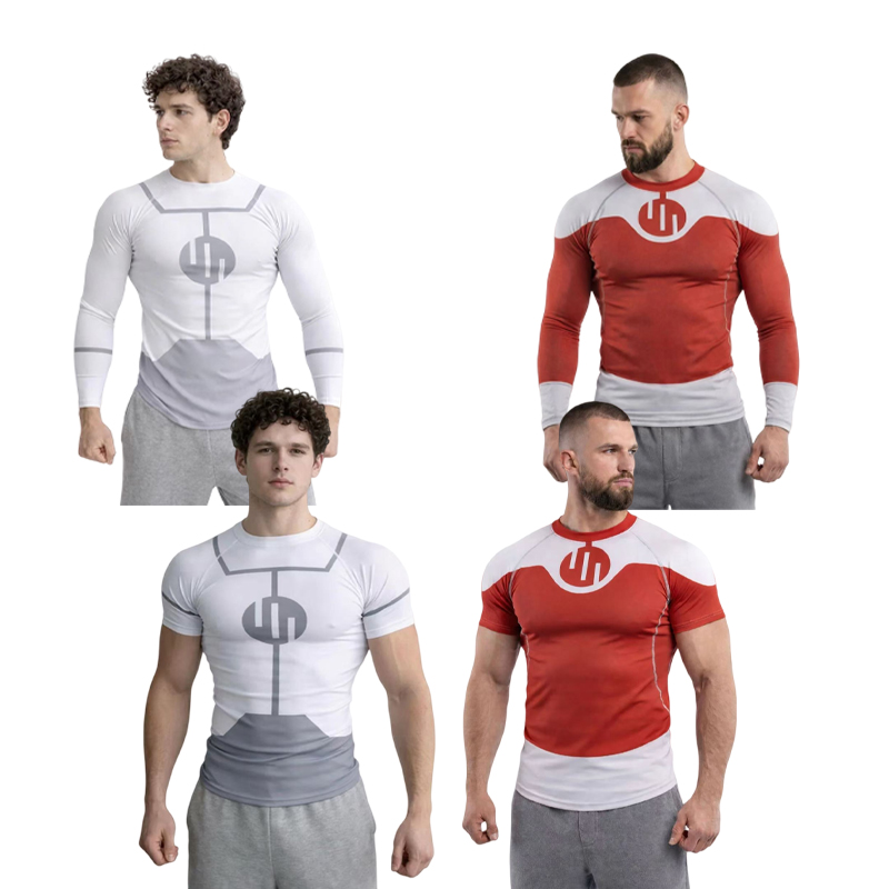 Rash Guard Long Sleeve - Invincible Cosplay Rash Guard Tauch-T-Shirt BJJ