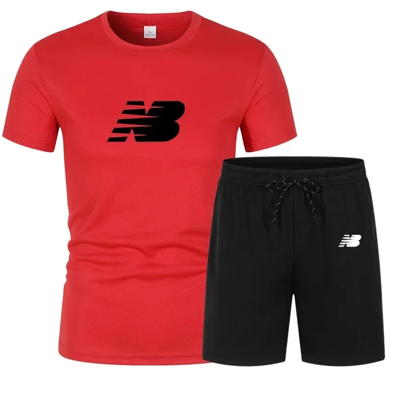 Summer Clothing Brands Men - Marken-Sportanzug für Herren, hochwertige Freizeitkleidung, atmungsaktiv,