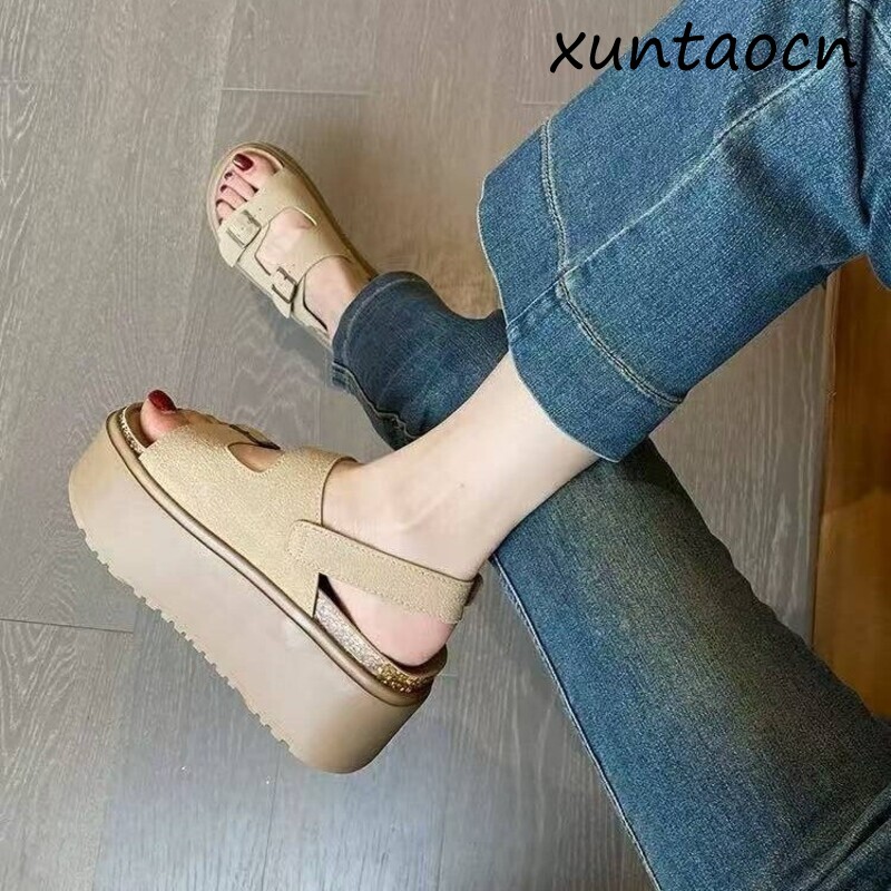 Damen Plateau-Sandalen mit Dic – Summer Clothing Korea Bewertung und Preis