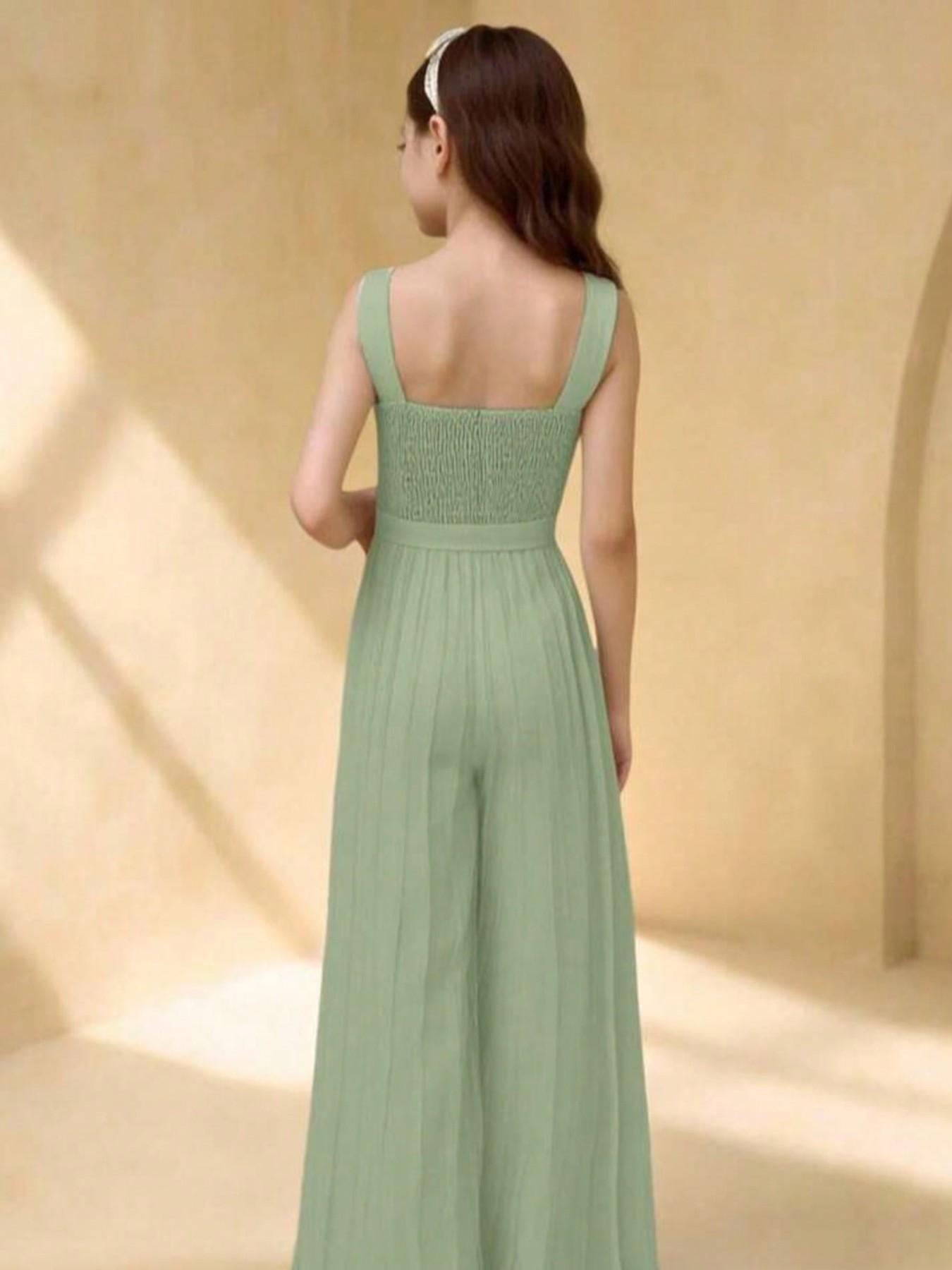 Eleganter ärmelloser Jumpsuit  – Summer Clothing Teen Girls Bewertung und Preis