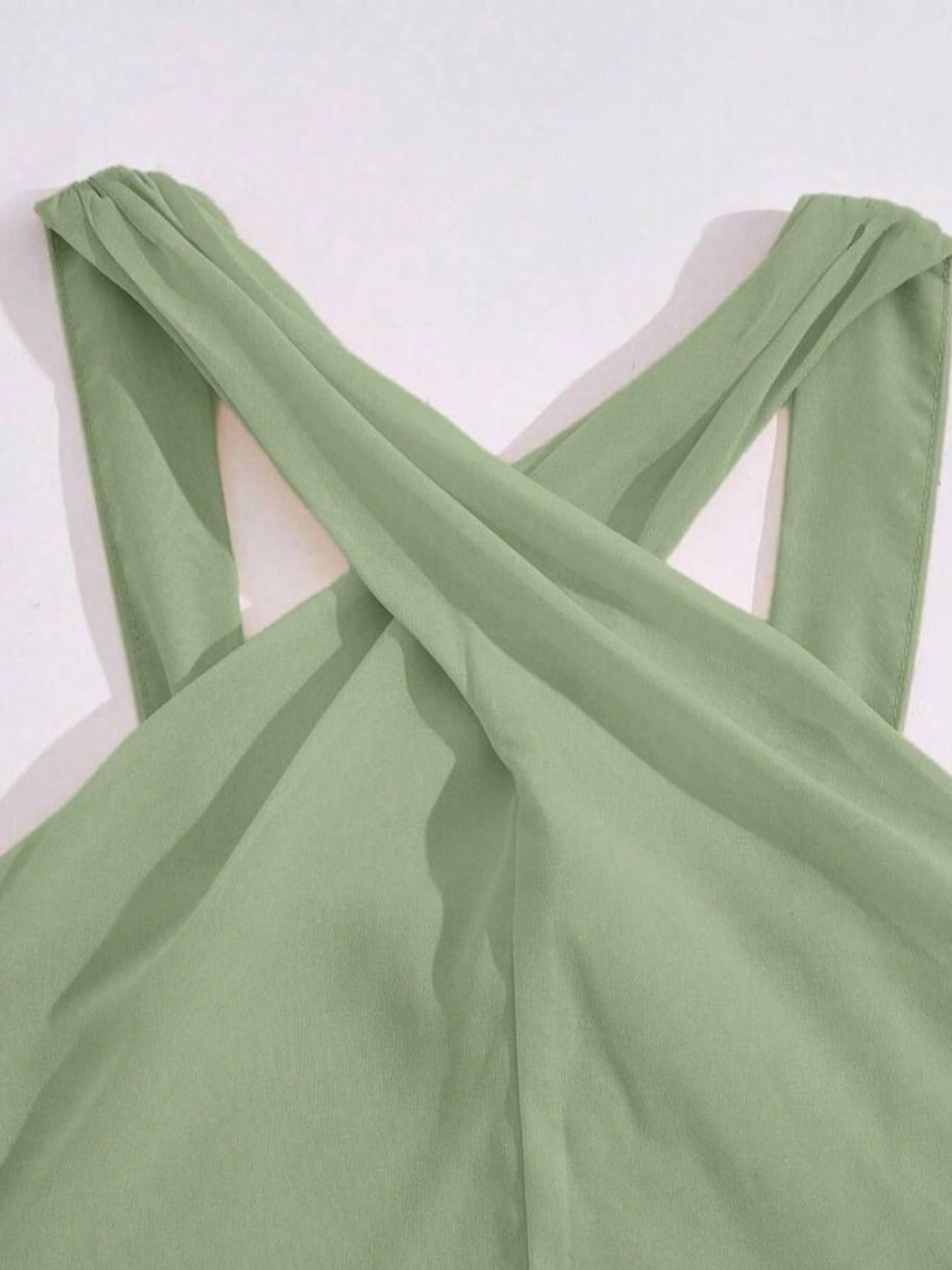 Eleganter ärmelloser Jumpsuit  – Summer Clothing Teen Girls Bewertung und Preis