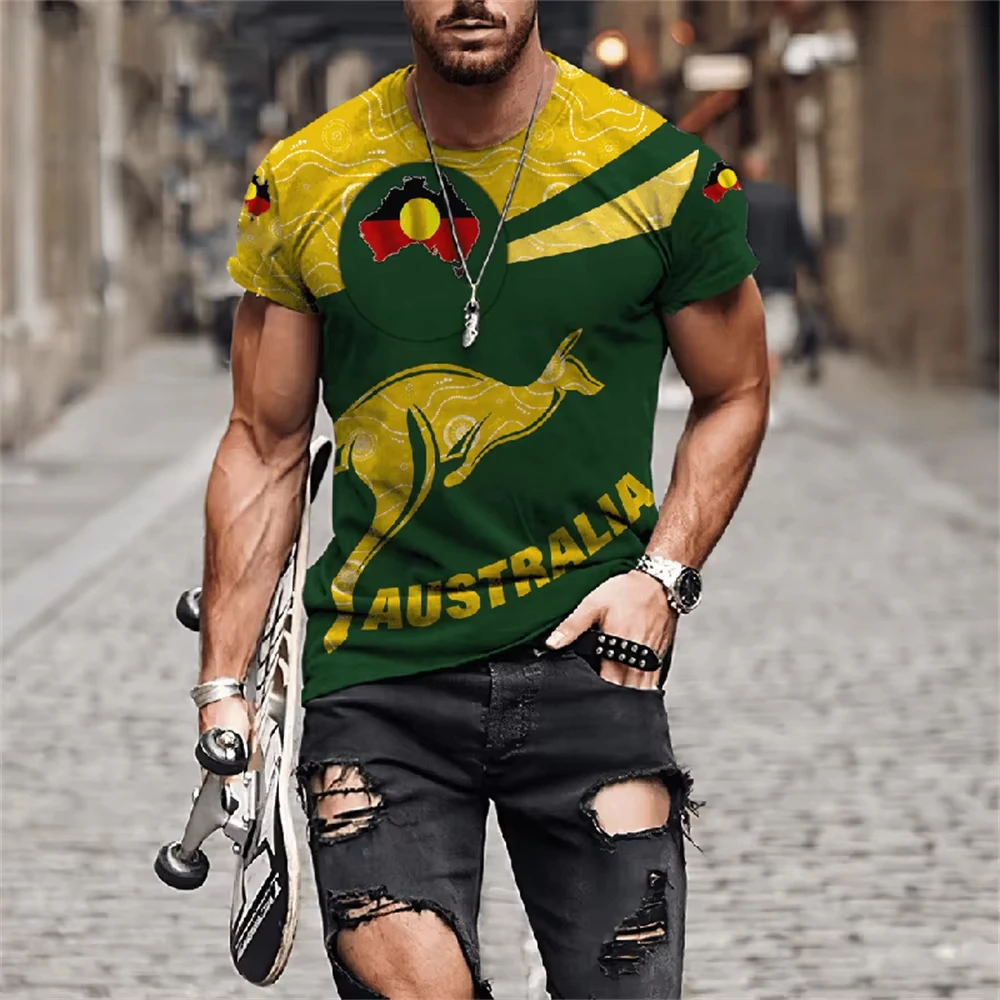 Herren-T-Shirts Australien Gra – Summer Clothing Women Australia Bewertung und Preis