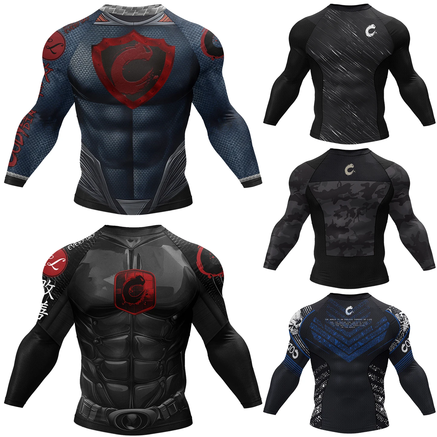 Herren Cody Lundin MMA T-Shirt – Rash Guard Long Sleeve Bewertung und Preis