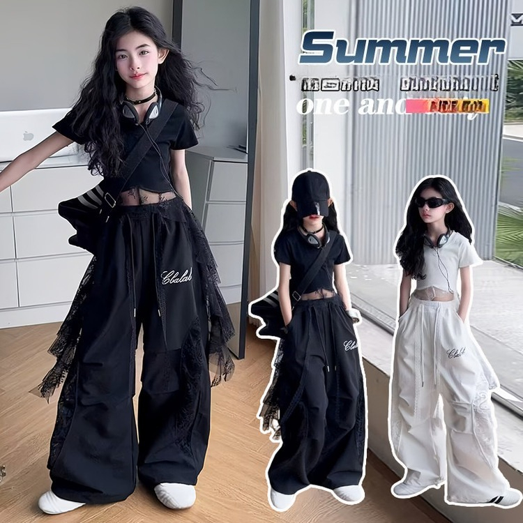 4-14 Mädchen Hip Hop Jazz Stre – Summer Clothing Teen Girls Bewertung und Preis