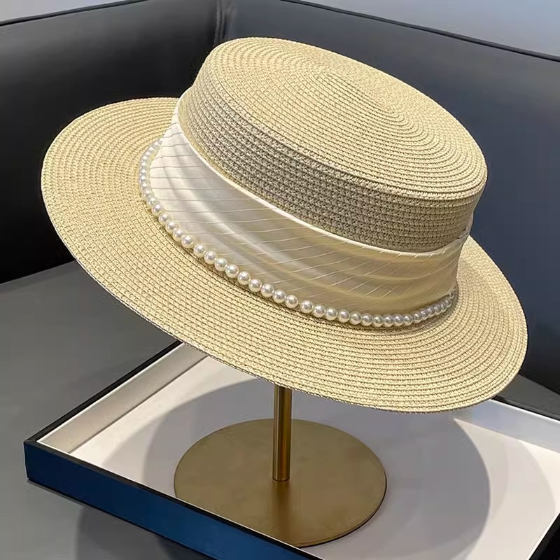 2025 neue Stil Hut Retro Flach – Sun Hat Wide Brim Bewertung und Preis