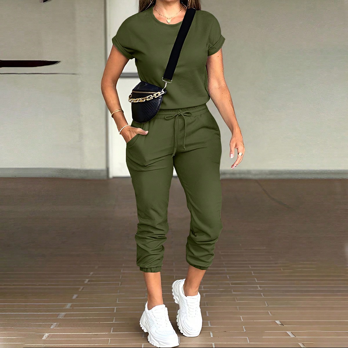 Hosen-Set für Damen Zweiteilig – Summer Clothing Work Bewertung und Preis