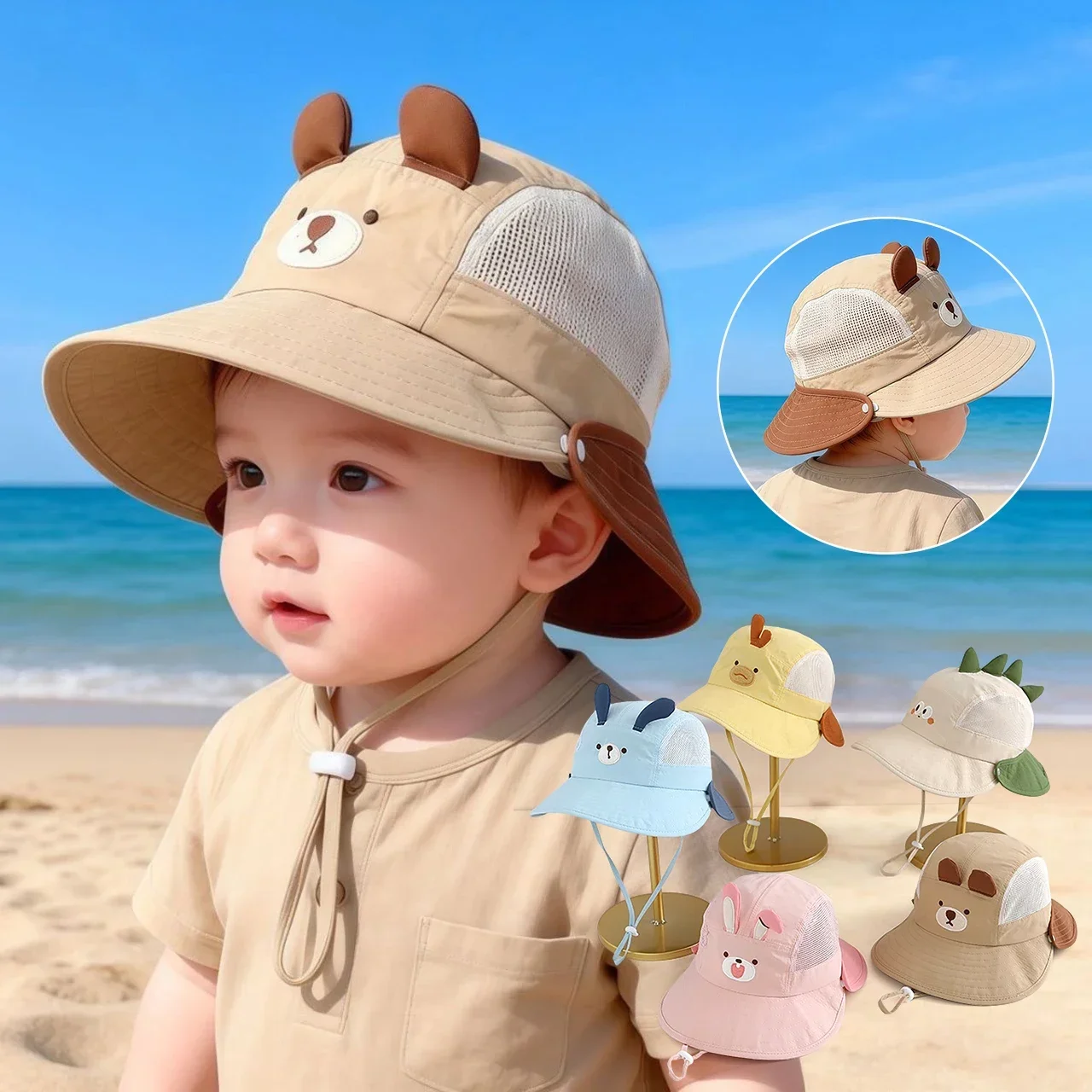 Baby Cartoon Bär Hasenohren So – Sun Hat Wide Brim Bewertung und Preis