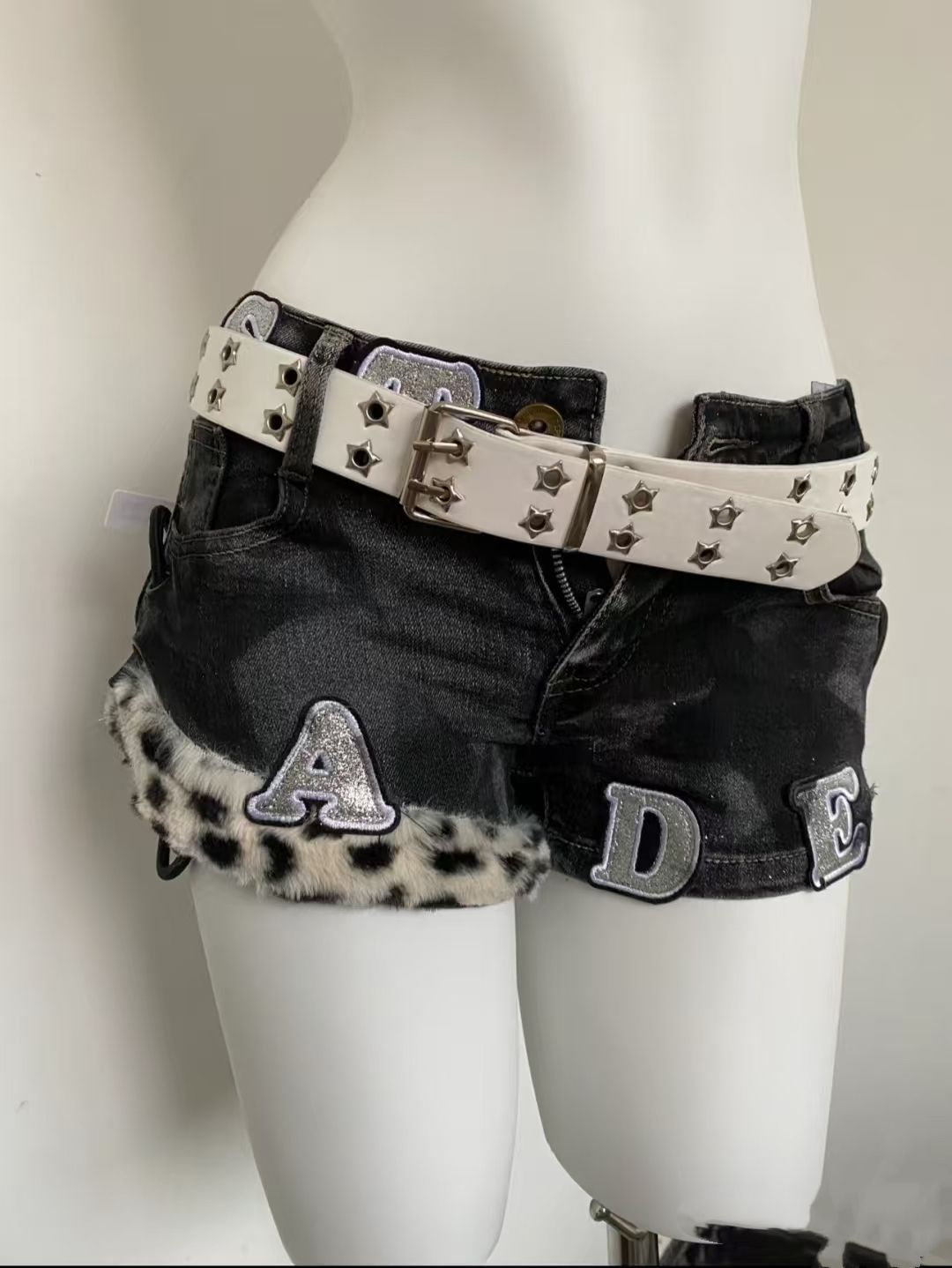 Y2k Gestickte Patch Denim Shor – Summer Clothing For Girls Bewertung und Preis