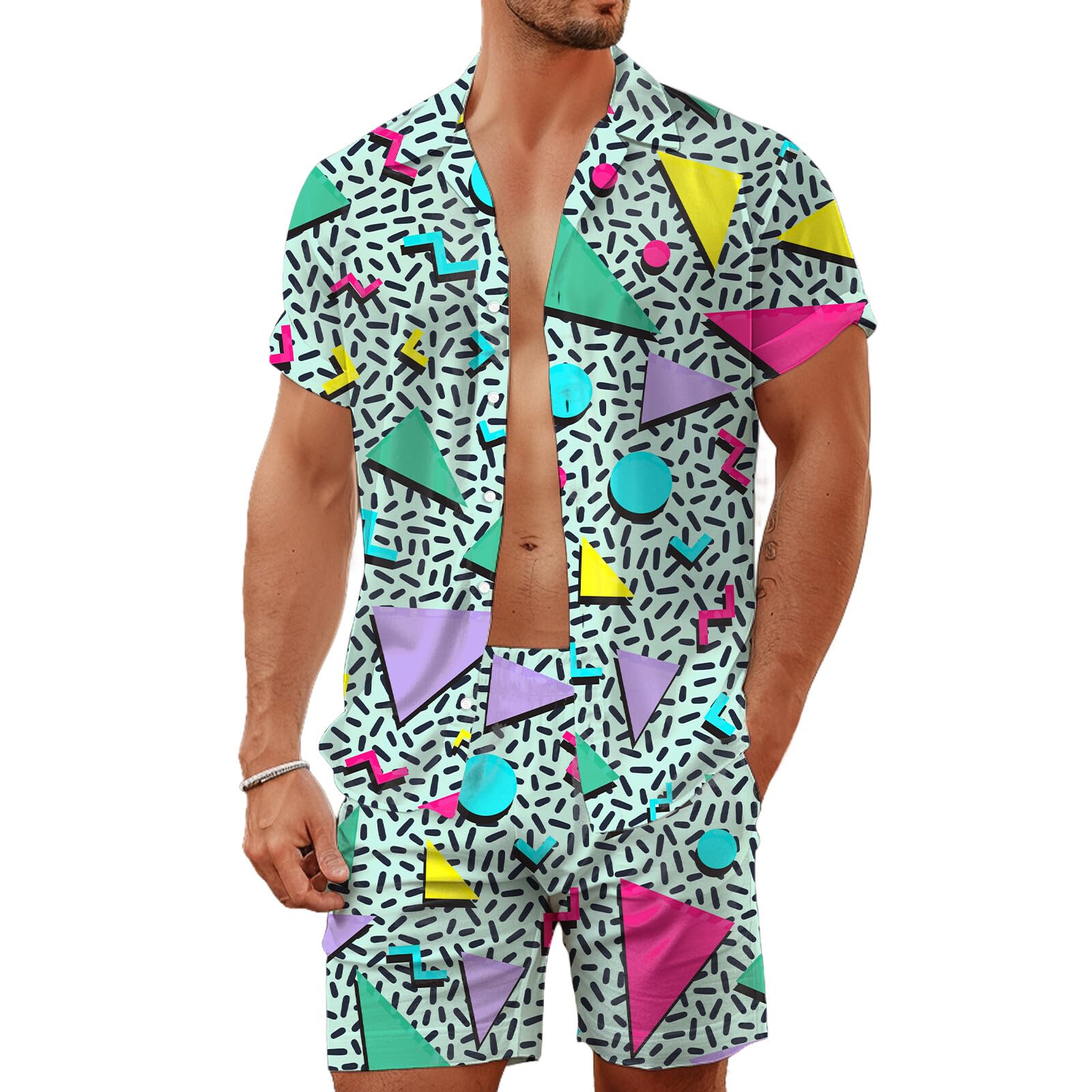 Sommer Unregelmäßiger Geometri – Summer Clothing Sets Bewertung und Preis