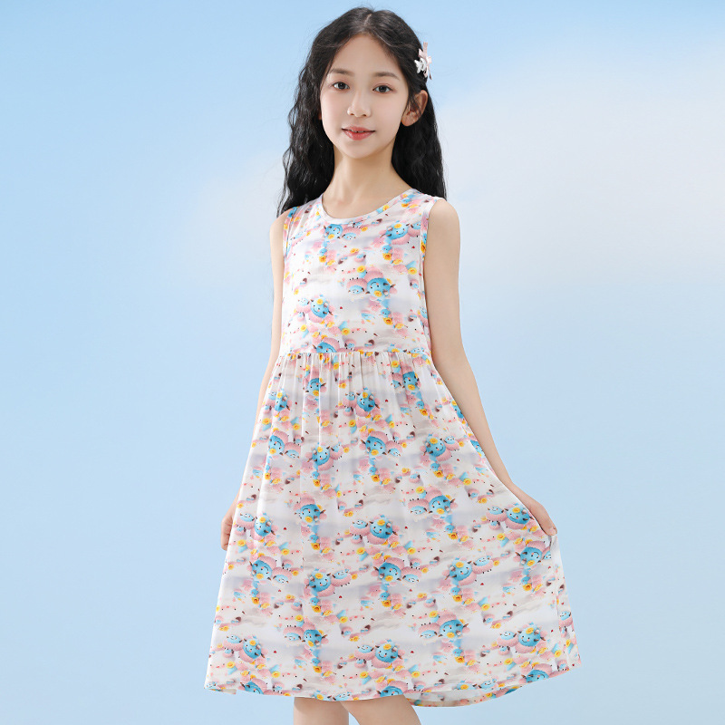 Sommerliche ärmellose Strandkl – Summer Clothing Teen Girls Bewertung und Preis