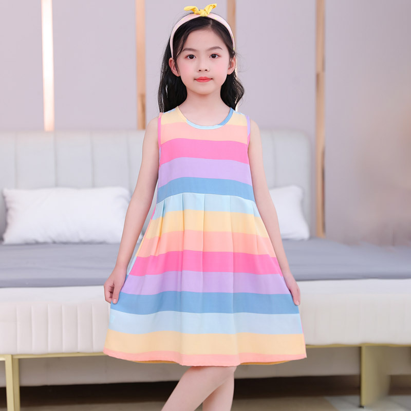 Sommerliche ärmellose Strandkl – Summer Clothing Teen Girls Bewertung und Preis