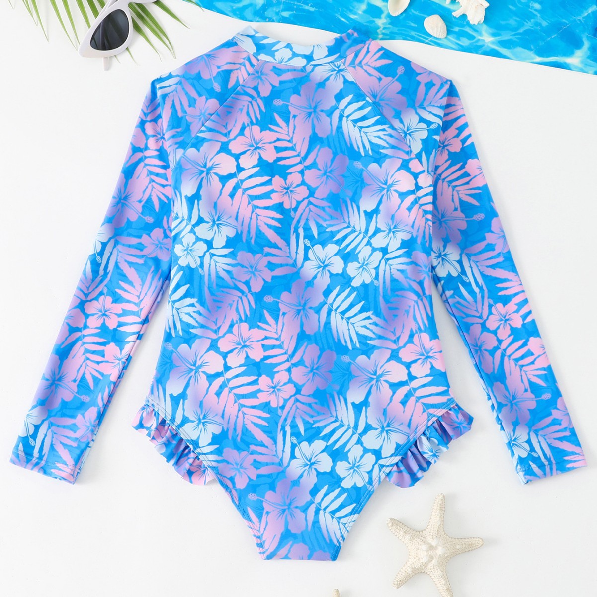 Mädchen Badeanzug mit Farbverl – Rash Guard Long Sleeve Bewertung und Preis