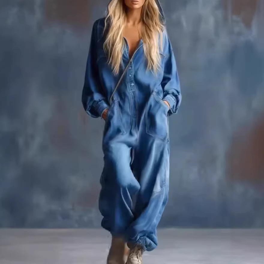 Damen-Jumpsuits Einteiler mit  – Summer Clothing Work Bewertung und Preis