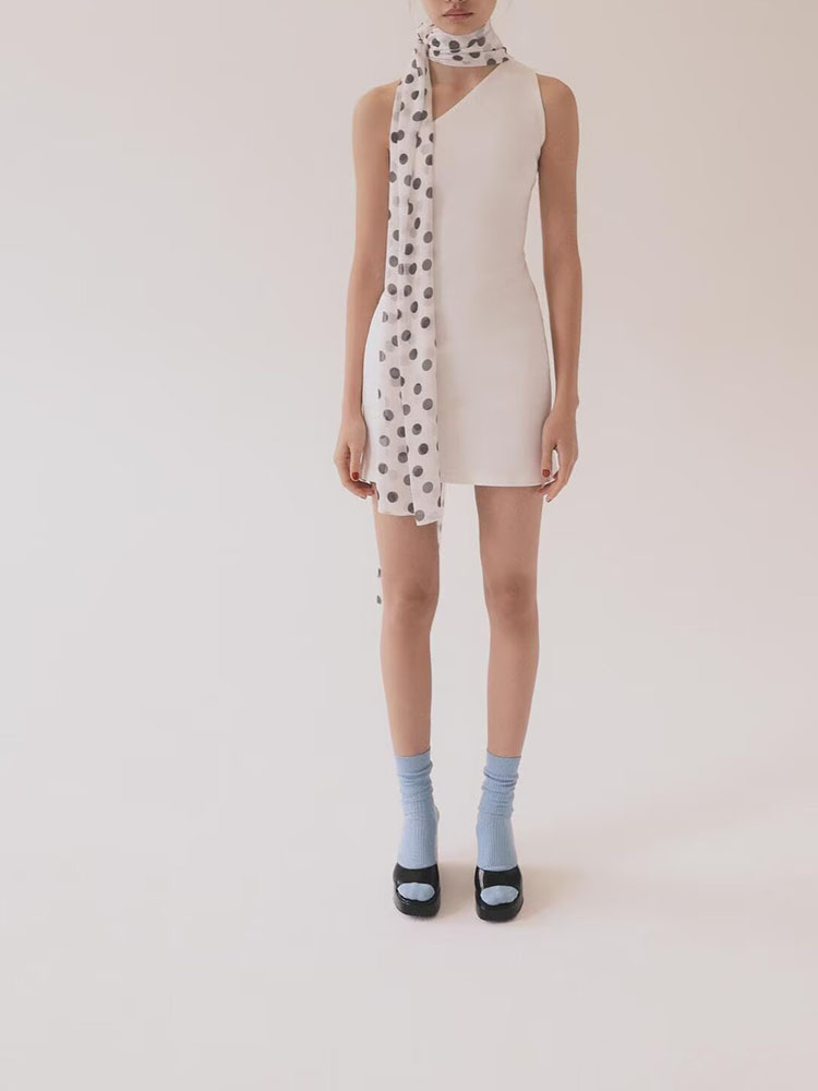 Sommer Neuheit Polka-Dot-Schal – Summer Clothing Wear Bewertung und Preis