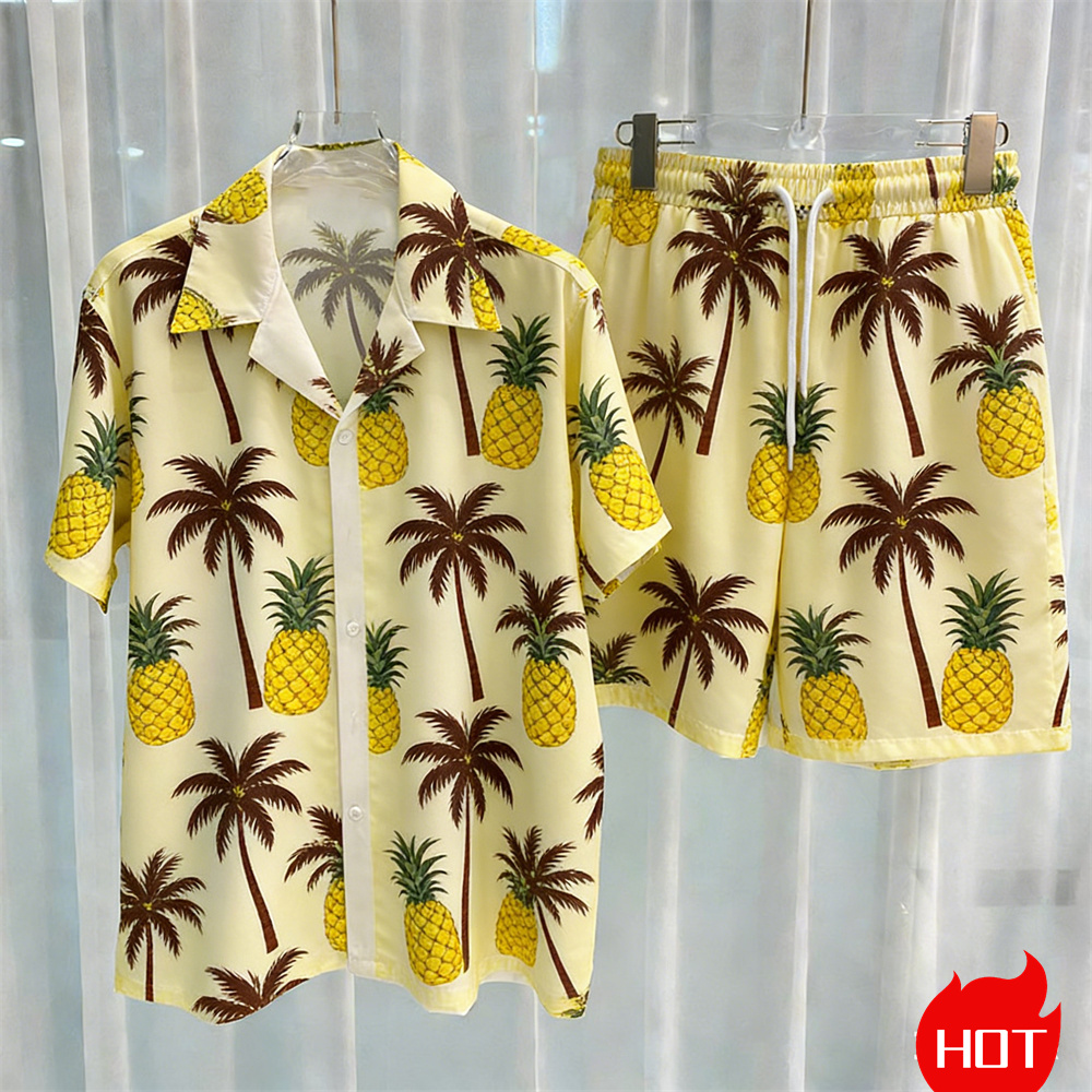 Sommer-Herrenhemd-Sets mit Pfl – Summer Clothing Vacation Bewertung und Preis