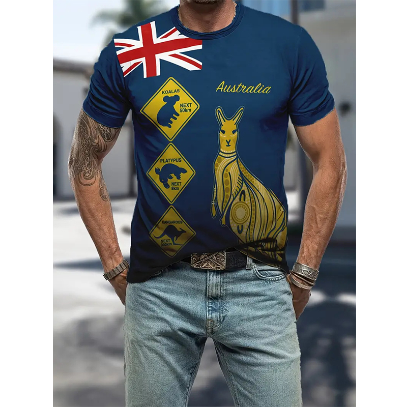 Australien Grafik T Shirts Män – Summer Clothing Women Australia Bewertung und Preis