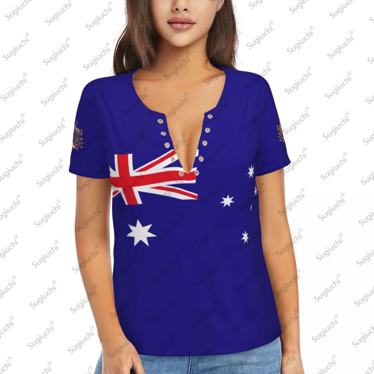 2025 Australien Flagge Sexy Ti – Summer Clothing Women Australia Bewertung und Preis