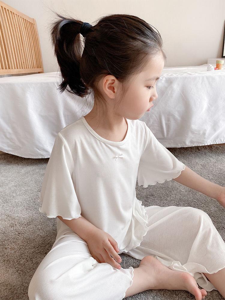 Pyjamas für Kinder Hauskleidun – Summer Clothing Teen Girls Bewertung und Preis