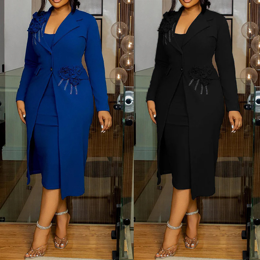 Damen-Kleid-Sets, zweiteiliges – Summer Clothing Work Bewertung und Preis