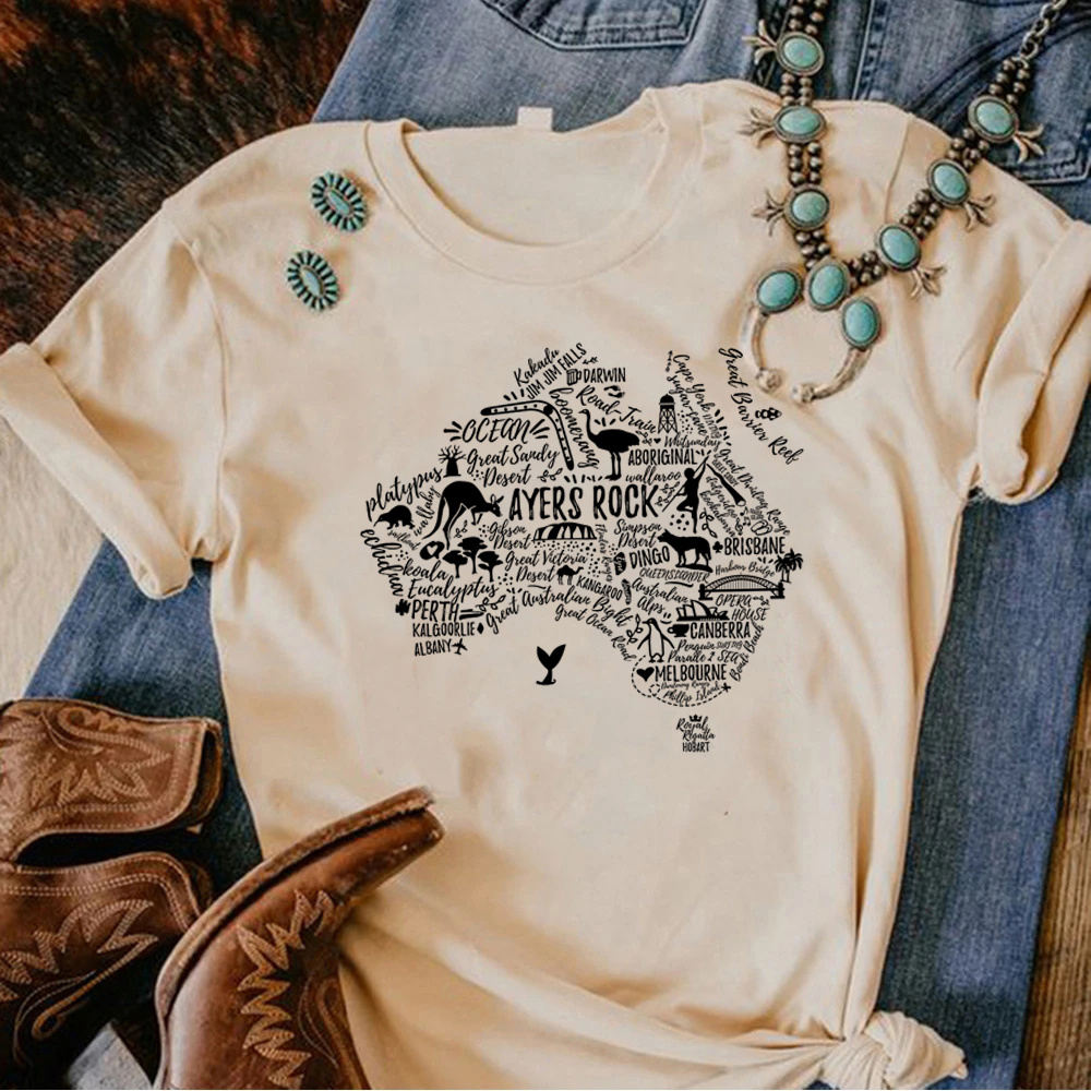 Australien Koala T-Shirt Fraue – Summer Clothing Women Australia Bewertung und Preis