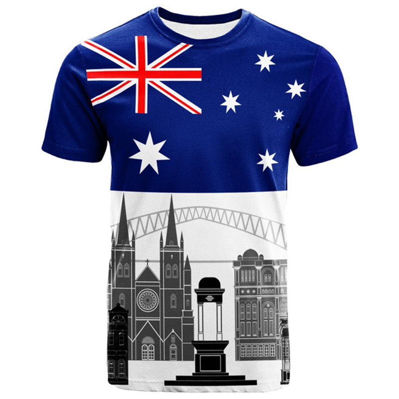 Australien Grafik T-Shirts Her – Summer Clothing Women Australia Bewertung und Preis